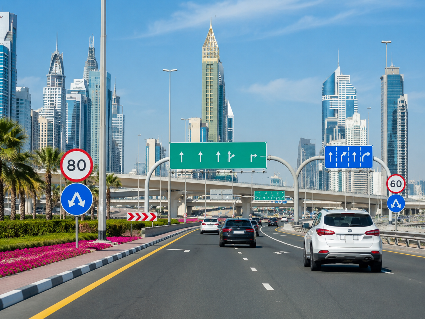 Follow Dubai traffic rules
