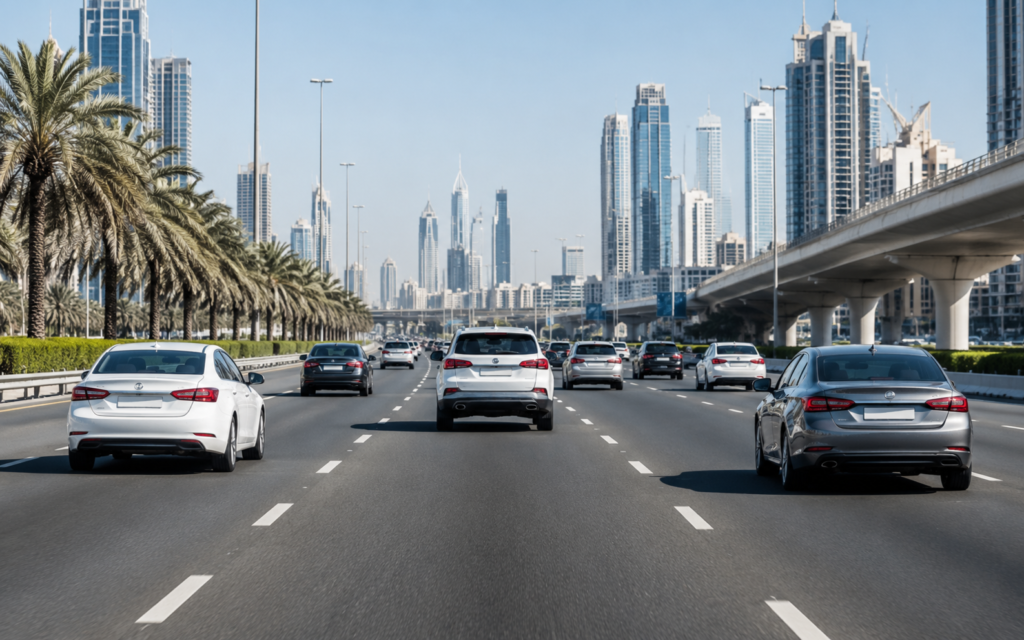 Al madina car rental-safe distance