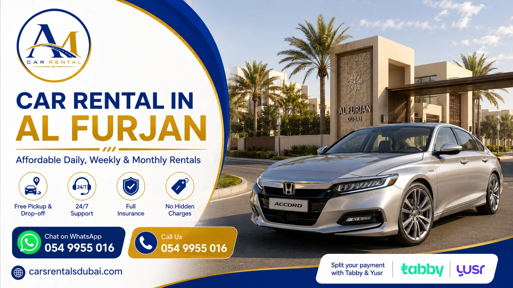 Car rental in Al Furjan, Dubai - Al Madina Car Rental