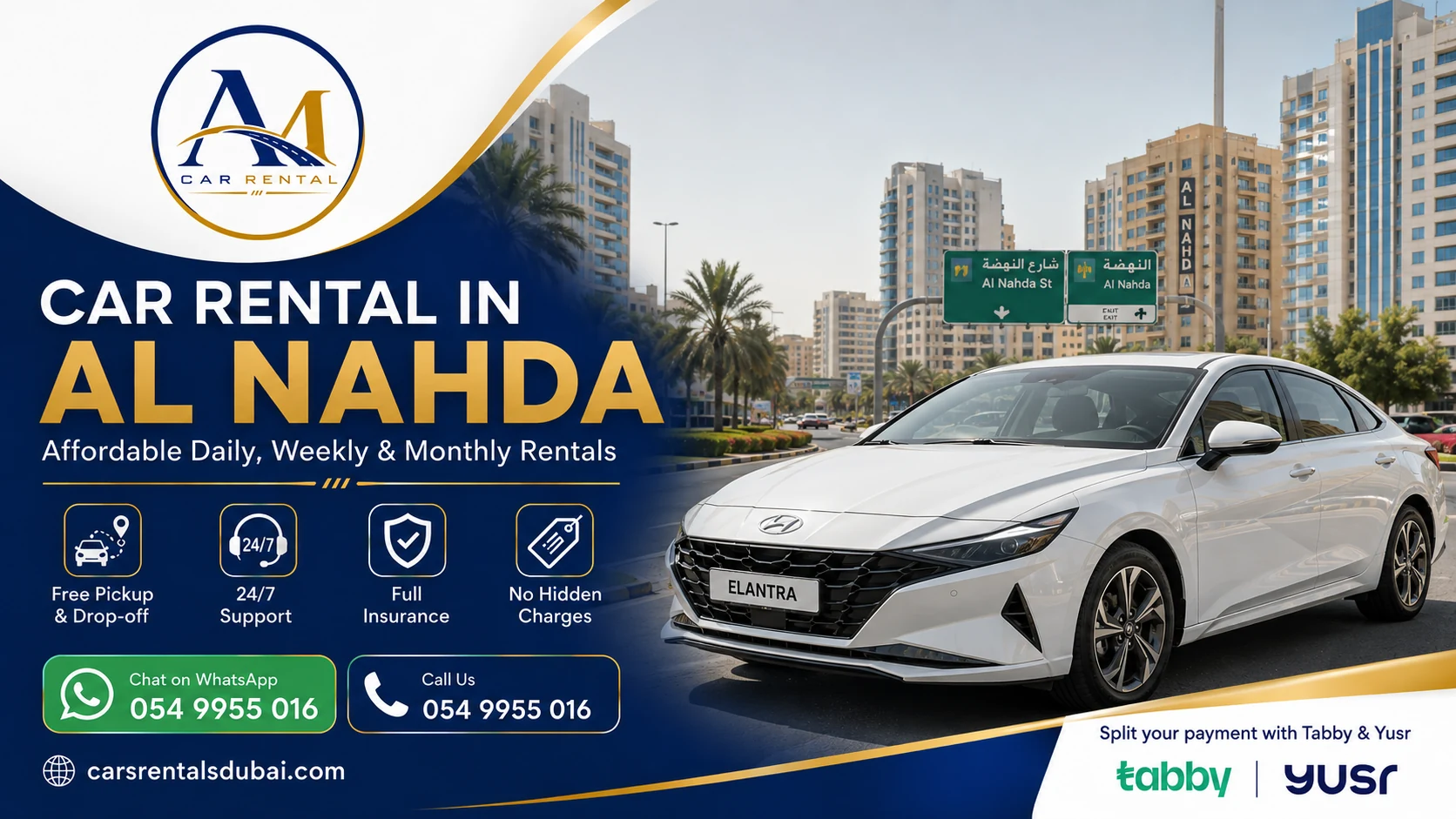 Car rental in Al Nahda, Dubai - Al Madina Car Rental