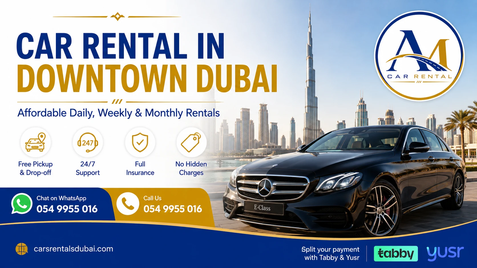 Car rental in Downtown Dubai - Al Madina Car Rental
