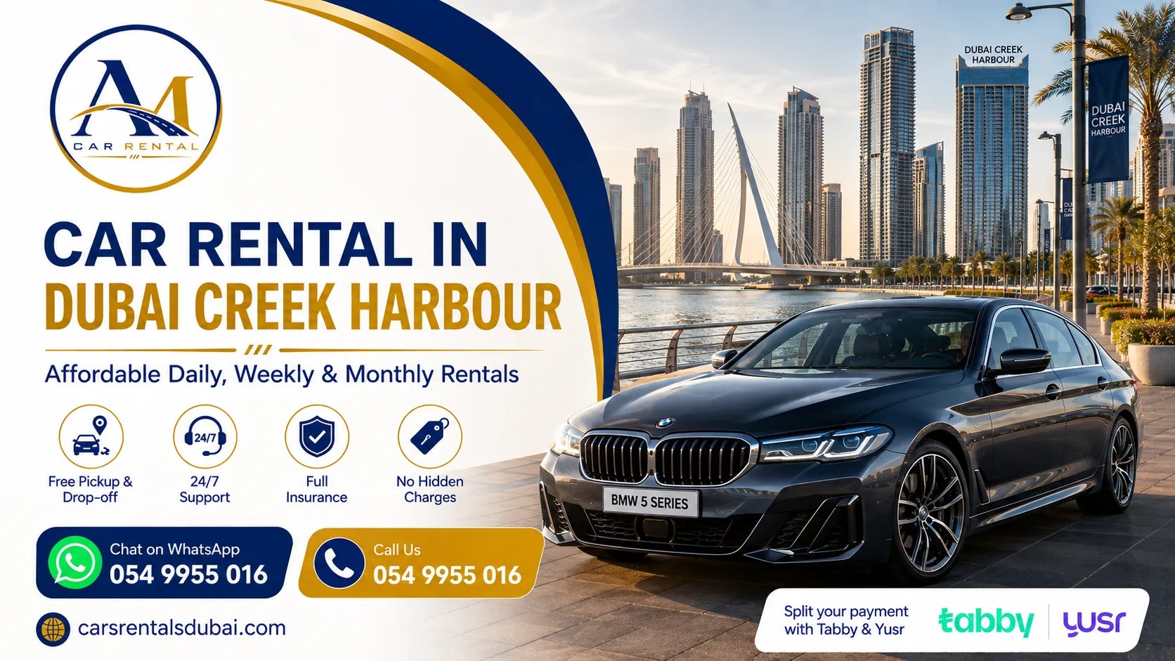 Car rental in Dubai Creek Harbour - Al Madina Car Rental