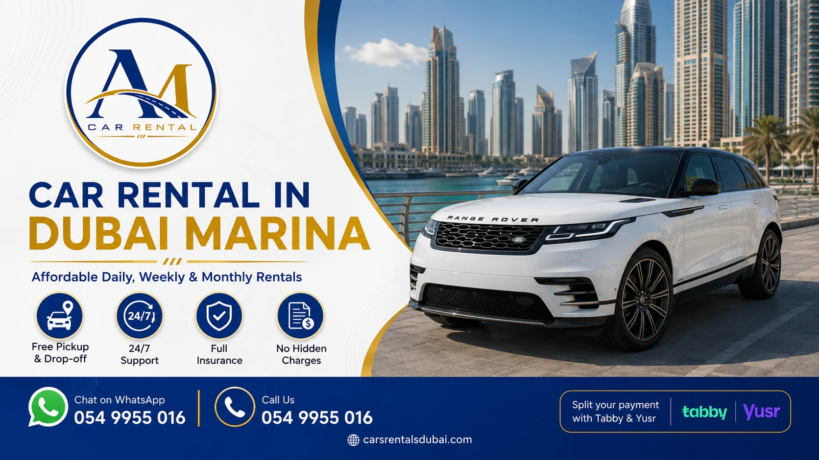 Car rental in Dubai Marina - Al Madina Car Rental