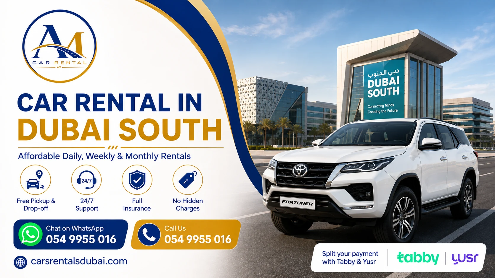 Car rental in Dubai South - Al Madina Car Rental