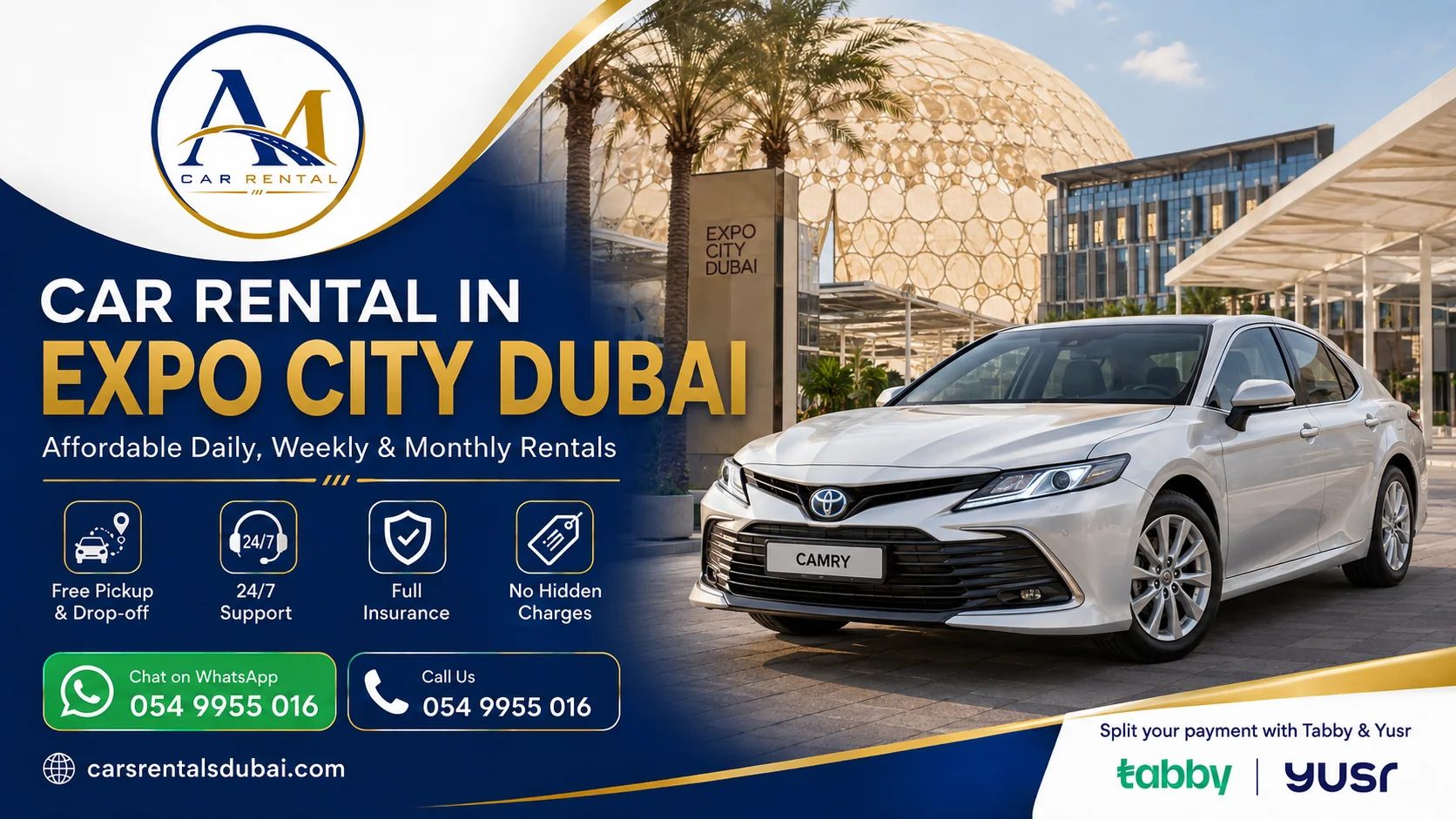 Car rental at Expo City Dubai - Al Madina Car Rental