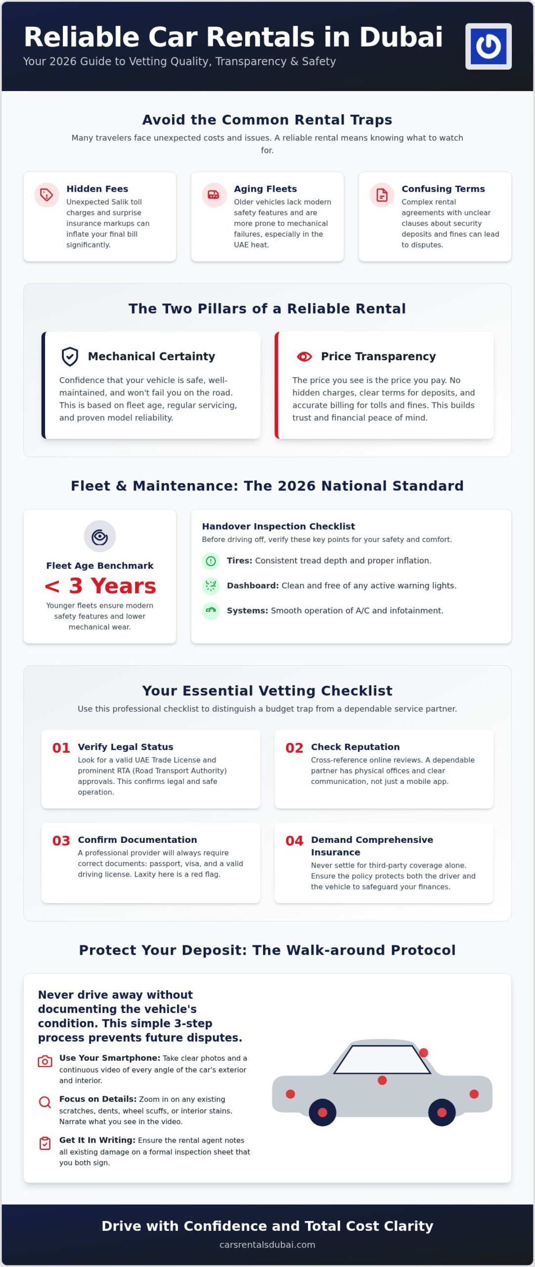 Reliable Car Rental in Dubai: A 2026 Guide to National Standards