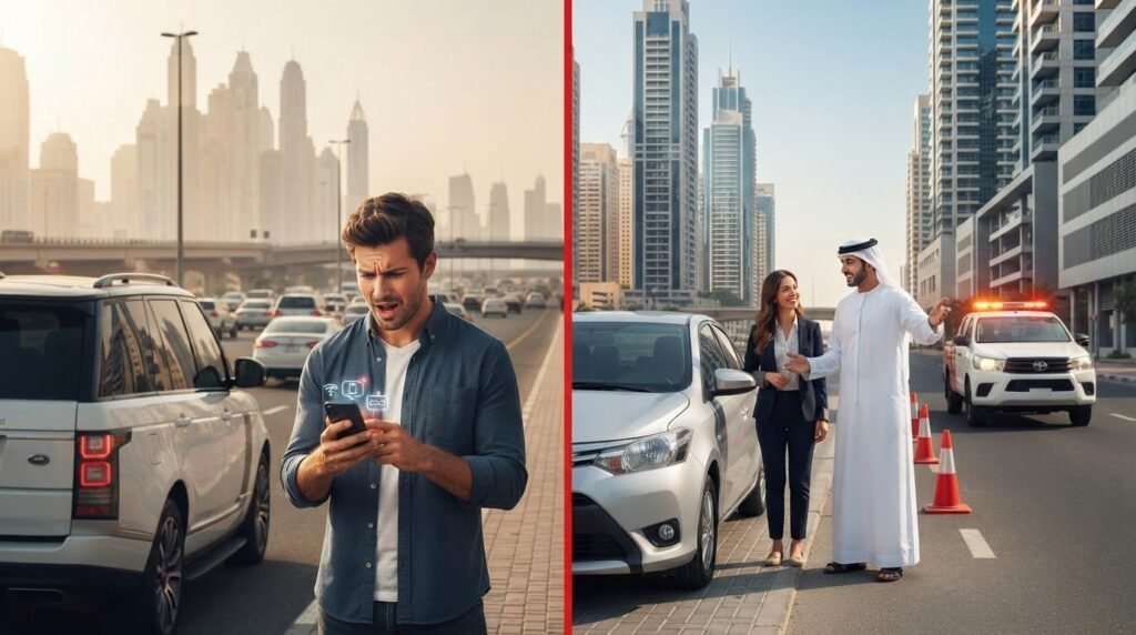 Avis Dubai Marina vs Local Car Rental Customer Support Response