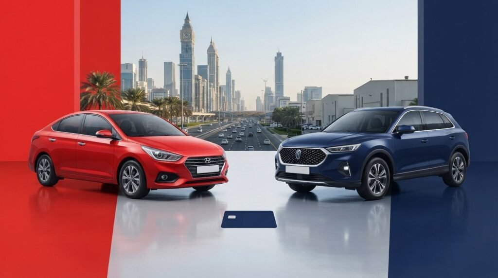 Thrifty UAE vs Al Madina Car Rental: 2026 Monthly Lease Rates & Value Comparison