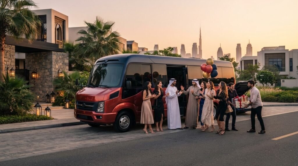 Minibus Rental for Dubai Birthday Parties: 2026 Guide