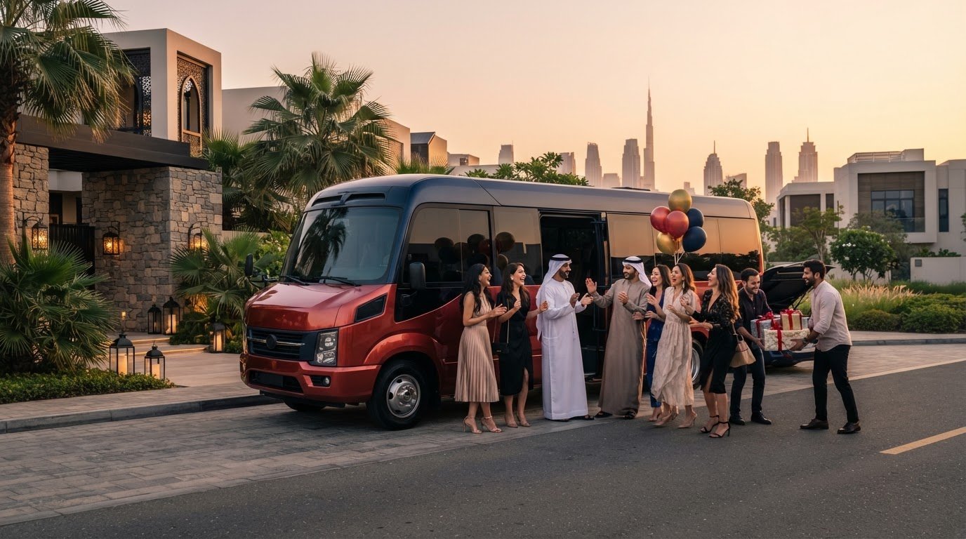 Minibus Rental for Dubai Birthday Parties: 2026 Guide